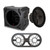 Wet Sounds SS-10BS4 Black 10" Single 4 Ohm Marine Subwoofer with Ported Enclosure and Subwoofer Vent Panel