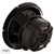 Wet Sounds SS-10BS4 Black 10" Single 4 Ohm Marine Subwoofer with Ported Enclosure and Subwoofer Vent Panel