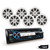 Sony MEX-M71BT Marine CD & Bluetooth Receiver Package with Kicker White 6.5" Marine Speakers (3 Pair)