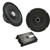 ARC Audio KS-125.2-BX2 Amplifier and a Pair of Moto602-HD 6.5" Speakers Compatible With Harley  Motorcycles