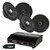 ARC Audio Moto 600.4 Amplifier and Two Pairs of Moto602-HD 6.5" Speakers Compatible With Harley  Motorcycles