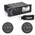 Fusion MS-RA70NSX Marine Entertainment System With Two Wireless Remotes For Dual Zones - Black