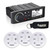 Fusion MS-RA70NSX Marine Entertainment System With Three Wireless Remotes For Three Zones - White