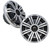 Kicker 8" Silver Marine LED Speakers - 1-Pair of OEM replacement speakers