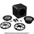 Wet Sounds REVO-12-PSE-XWB Enclosure with a REVO 12" High Power Subwoofer, A 12" Passive Radiator & XW Black Grilles