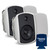 Russound 6" White Indoor Outdoor Wall Mount or Bookshelf Speaker Bundle 2 pair (4 total)