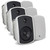 Russound 4" White Indoor Outdoor Wall Mount or Bookshelf Speaker Bundle 3 pair (6 total)