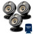 Focal Dome Pack 2.0 Flax 2-Way Compact Sealed Satellite Speaker Black (3 pieces)