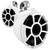 Wet Sounds REV10W-SMINI 10" White Tower Speakers with Stainless Steel Swivel Mini Clamps & SYN-DX2.3 1200 Watt Amplifier