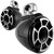 Wet Sounds REV8B-SMINI 8" Black Tower Speakers with Stainless Steel Swivel Mini Clamps & SYN-DX2 750 Watt Amplifier