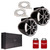 Wet Sounds ICON8B-FMINI 8" Black Tower Speakers with Stainless Steel MINI Fixed Clamps & SYN-DX2.3 1200 Watt Amplifier