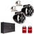 Wet Sounds ICON8B-SMINI 8" Black Tower Speakers with Stainless Steel MINI Swivel Clamps & SYN-DX2.3 1200 Watt Amplifier