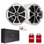 Wet Sounds ICON8W-X 8" White Tower Speakers with X-Mounts & SYN-DX2.3 1200 Watt Amplifier