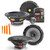 Focal - One Pair of Focal Access 165 YE 6.5” 2-Way Component Speakers and One pair of Focal 165AC 6.5" Coaxial Speakers