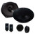 Alpine Type-R Bundle 2-Pairs R-S69C.2 6x9" Component speakers with R-A60F 600W 4-Ch Amp and Wiring