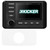 Kicker KMC4 Waterproof Radio With Stinger Marine SEADASH3W Universal Marine 3" Radio Dash Kit - White