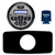 MB QUART GMR-2.5 Waterproof Radio with Stinger SEADASH3B Universal Marine 3" Radio Dash Kit - Black