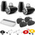 JL Audio Wake Tower Speaker Package includes M800/8, 4 (2 Pair) MX770-ETXv3-SG-CK , Covers, wire kit, RBC volume