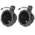 SSV Works US2-C65U-200 Universal Cage Mount 6.5” Speaker Enclosures With 2.00" Roll Bar Clamps