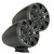 Kicker KMFC8 8" Flat Mount Loaded Marine Wake Towers with 46KM84L Speakers - Charcoal Grills with Black Enclosures - Used Very Good