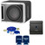 Alpine R-SB10V Pre-Loaded R-Series 10-inch Subwoofer Enclosure, S-A60M 600 Watt Mono Amplifier, and Wiring Kit