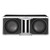 Alpine Pair of R-SB10V Pre-Loaded R-Series 10-inch Subwoofer Enclosures, with KTX-H10 Linking kit