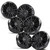 MB Quart Bundle- 1 Pair NP1-116 Premium Waterproof 6.5 Inch Marine Speakers with 2 Pair NP1-120 8" Premium Marine Speakers (Black Frame with Black, Silver and White Grills Included)