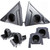 SSV Polaris Slingshot SS-F65U 6.5" Front Unloaded Speaker Pods with SS-B65U Rear 6.5" Unloaded Speaker Pods, and (2) SS-BS10U behind seat 10" Subwoofer Box Unloaded