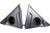 SSV Polaris Slingshot SS-F65U 6.5" Front Unloaded Speaker Pods with SS-B65U Rear 6.5" Unloaded Speaker Pods, and (2) SS-BS10U behind seat 10" Subwoofer Box Unloaded