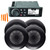 Fusion MS-RA70 Marine AM/FM/BT Stereo with 2 Pair Fusion EL-F651B EL Series 6.5" Shallow Mount, Classic Black Grille