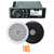 Fusion MS-RA70 Marine AM/FM/BT Stereo with 1 Pair Fusion XS-F65CWB XS Series 6.5" Coax, Classic White & Black Grille