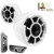 Wet Sounds REV8W-X 8" White Tower Speakers with Malibu G5 Tower Adapters