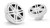 JL Audio M3-650X-S-Gw - M3 6.5" Marine Coaxial Speakers (pair) - Gloss White Sport Grilles - Used Acceptable