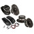 Arc Audio MOTO692 6x9" and MOTO602v2 6.5" Coaxial Speakers with Kicker 46HDBL Bag Lids for Harley-Davidson 2014+