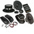 Arc Audio MOTO692 6x9" Coax and MOTO6.2 Component 6.5" Speakers with Kicker 46HDBL Bag Lids for Harley-Davidson 2014+
