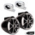Wet Sounds ICON8 8" Fixed Aluminum Clamp Tower Speakers - Black (Pair) - Used Good