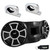 Wet Sounds REV410 Dual 10" Fixed Silver Aluminum Clamp Tower Speaker - Black - Used Very Good