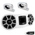 Wet Sounds REV410 Dual 10" Fixed Silver Aluminum Clamp Tower Speaker - White - Used Very Good