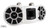 Wet Sounds REV410 Dual 10" Fixed Clamp Tower Speaker - White - Used Very Good