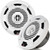 MTX 2 Pairs of WET65-W Wet Series 6.5" Coax Speaker - White, and MTX WET75.2 100W x 2 @ 2Ω Marine Amplifier