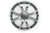 Wet Sounds REVO8FA-B 8" 4 ohm Black Subwoofer with REVO8XS-G-SSGRILL Gray and Stainless XS Open Style Grill