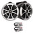 Wet Sounds ICON8B-SXM BLACK 8" Tower speakers with Stainless Swivel Base Mount (NO PIPE CLAMP)