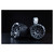 Memphis Audio MXA60TB 6.5" Coaxial Powersports Speaker Pods For Roll Bars, Black With LED - Used Good