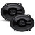 Rockford Fosgate P1683 6x8” Full Range Coaxial- 60 Watts Rms, 120 Watts Peak - Pair
