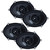 Memphis Audio Speaker Bundle: 2 pairs of PRXS57 Power Reference Series Shallow 5X7" 2-Ohm Speakers
