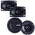 Memphis Audio 1 Pair of PRX46 4x6" Coaxial and 1 Pair of PRX602 6.5" Coaxial Power Reference Series Speakers