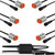 Rockford Fosgate PMX-RGB Color Optix Controller and 6 RGB-25C 25' Extension Cables