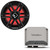 Rockford Fosgate 1 M2D4-12IB Black Marine Dual 4-Ohm 12" Infinite Baffle Sub and 1 M2-500X1 Mono Element Ready Amplifier