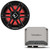Rockford Fosgate 1 M2D2-12IB Black Marine Dual 2-Ohm 12" Infinite Baffle Sub and 1 M2-500X1 Mono Element Ready Amplifier