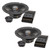 PowerBass Two Pairs of S-60C 6.5" OEM Replacement Component Speakers